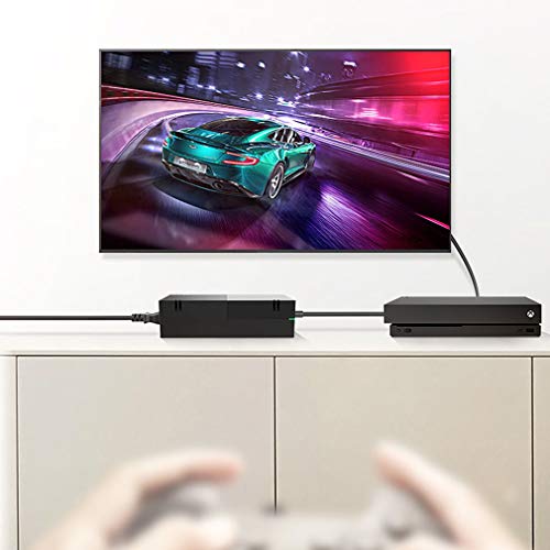 Cargador de Pared para Xbox One y Consola - Adaptador Mando Xbox One pc Reemplazo Original del Adaptador de CA de la Fuente de Alimentación del OEM de Microsoft para Xbox One Black EU