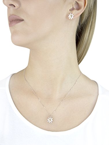 Carissima Gold Juego de joyas de mujer con oro bicolor de 9 quilates (375/1000), 46 cm