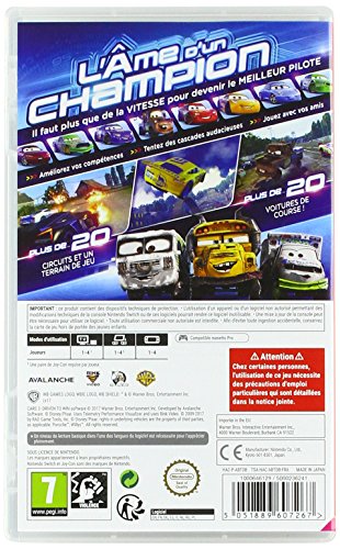 Cars 3 Jeu Switch