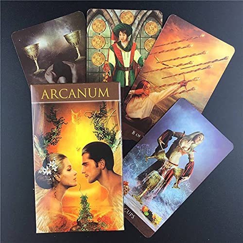 Cartas de Arcanum Tarot,Arcanum Tarot Cards,Tarot Card,Firend Game