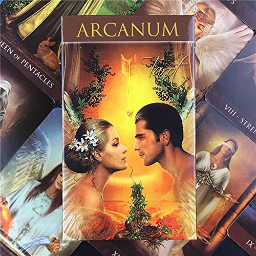 Cartas de Arcanum Tarot,Arcanum Tarot Cards,Tarot Card,Firend Game