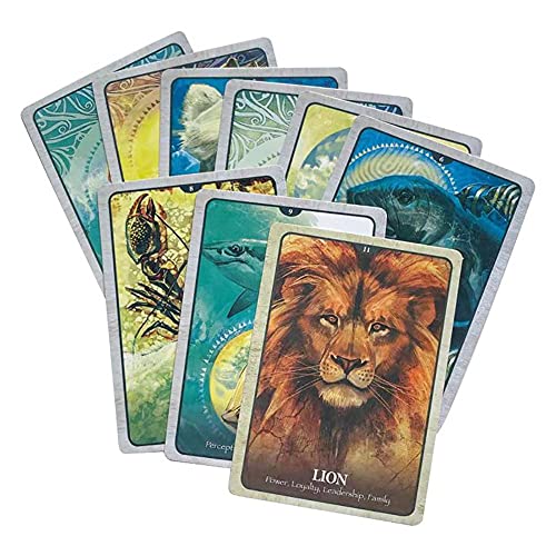 Cartas de Oráculo de Animales del Lenguaje Secreto,The Secret Language Animals Oracle Cards,with Bag,Party Game