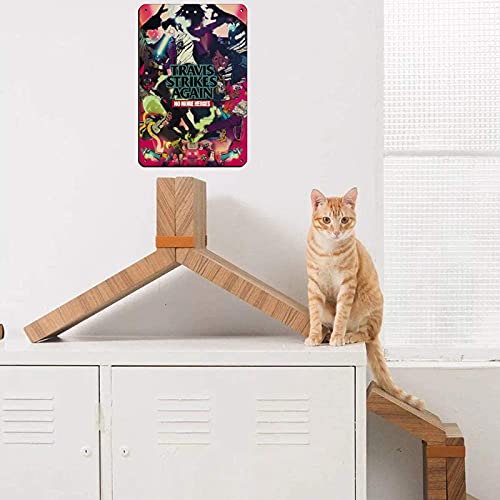 Cartel de juego Travis Strikes Again No More Heroes 2019 Retro Cartel de lata de metal Art Chic Art Retro Pintura de hierro Bar People Cave Cafe Familiar Garage Poster Decoración de pared 20 x 30 cm