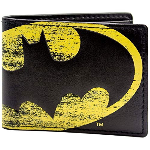 Cartera de DC Comics Batman Símbolo de la luz Negro