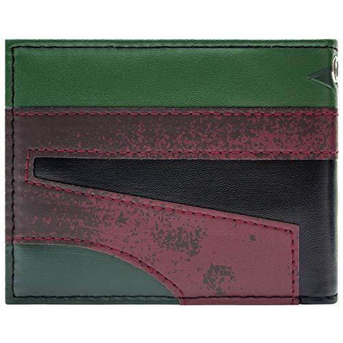 Cartera de Disney Star Wars Máscara de Boba Fett Verde