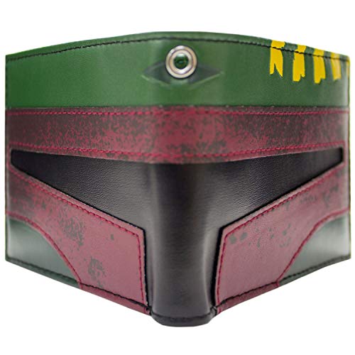 Cartera de Disney Star Wars Máscara de Boba Fett Verde