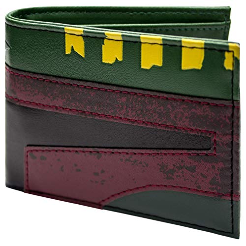 Cartera de Disney Star Wars Máscara de Boba Fett Verde