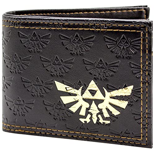 Cartera de Legend of Zelda Triforce Artefacto Negro