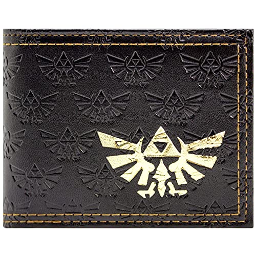 Cartera de Legend of Zelda Triforce Artefacto Negro