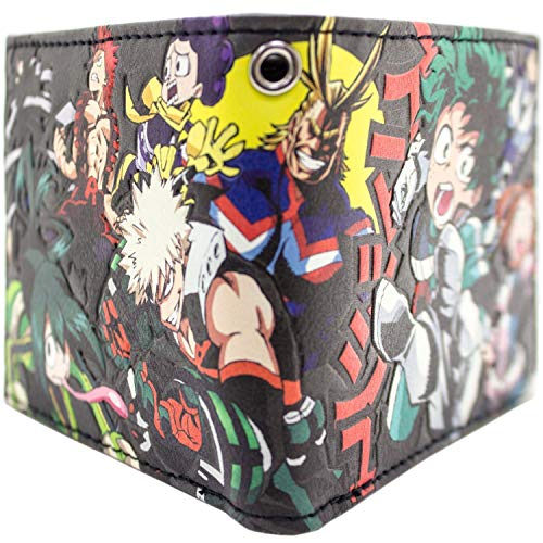 Cartera de My Hero Academia Izuku Midoriya Negro