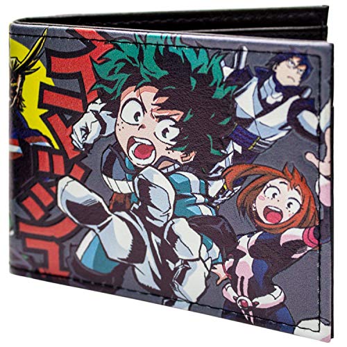 Cartera de My Hero Academia Izuku Midoriya Negro