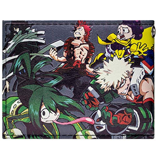 Cartera de My Hero Academia Izuku Midoriya Negro