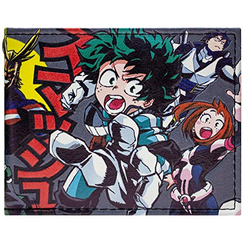 Cartera de My Hero Academia Izuku Midoriya Negro