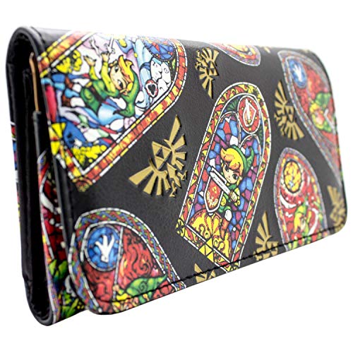Cartera de Nintendo Zelda Wind Waker Negro