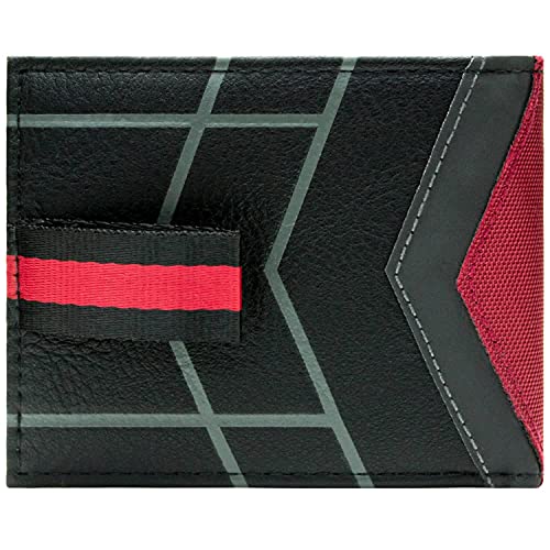Cartera de Spider-Man Telaraña Brillante Logo Miles Rojo
