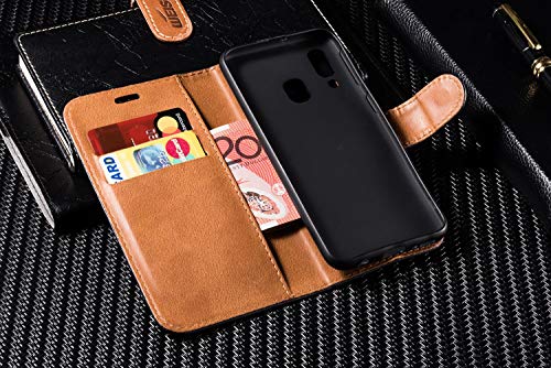 Case Collection Funda de Cuero para Motorola Moto G 5G Plus (6,7") Estilo Cartera con Tapa abatible y Ranuras para Dinero y Tarjeta de crédito para Motorola Moto G 5G Plus Funda