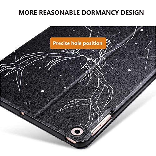 Caso Ajuste Nuevo iPad 8th Generation 10.2 "2020 / iPad 7th Gen 2019, Owl Bird Art # 2 Funda de Concha Delgada para iPad iPad 10.2 Pulgadas