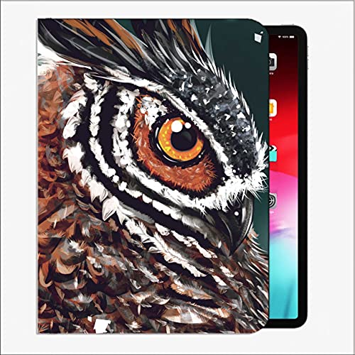 Caso Ajuste Nuevo iPad 8th Generation 10.2 "2020 / iPad 7th Gen 2019, Owl Bird Art # 2 Funda de Concha Delgada para iPad iPad 10.2 Pulgadas