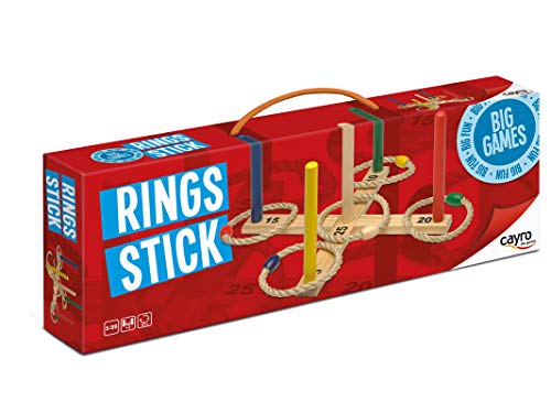 Cayro - Rings Stick - Juego de Lanzamiento de Anillas - Juego de Habilidad - Juego de acción y Reflejos - 147