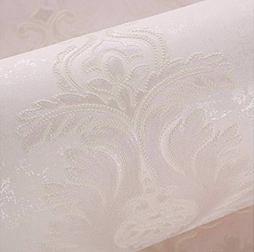 Cczxfcc Non Woven Wallpaper European Style Pink Flower Wallpaper Bedroom Living Room Restaurant Beauty Salon 3D Wallpaper