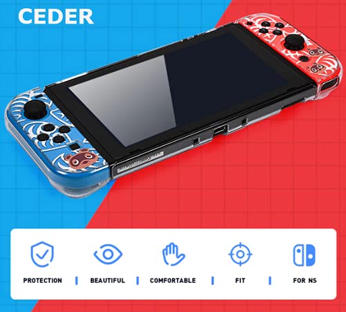 CEDER - Funda Protectora Funda rígida Animal Crossing Compatible con Nintendo Switch