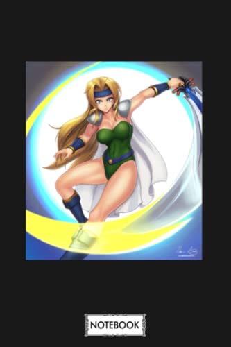 Celes Final Fantasy Notebook: Lined College Ruled Paper,6x9 120 Pages,journal,matte Finish Cover,diary,planner