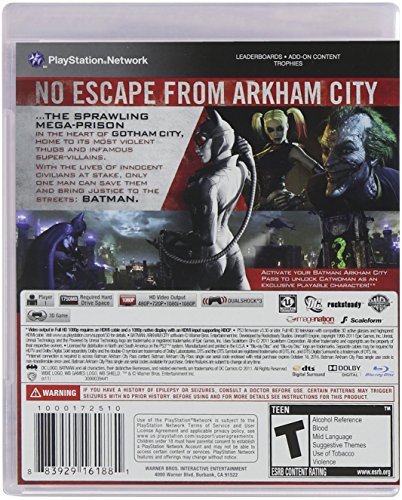 Cenega Batman Arkham City, PS3 - Juego (PS3)
