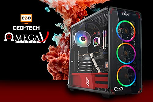 CeO-Tech Omega V1 PC Gaming - CPU AMD Athlon 3000G 3.50 MHz (Unlocked for Overclocking)| RAM 16GB DDR4 | SSD 240GB | Radeon Vega 3 | Ultra HD 4K | Wi-Fi | Windows 10 Pro