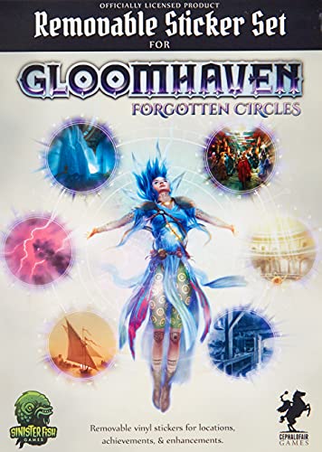 Cephalofair Games Gloomhaven Removable Sticker Set: Forgotten Circles Game Accessory