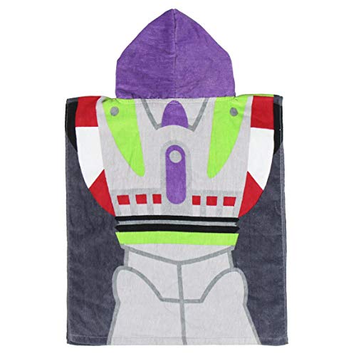 Cerdá - Toalla Poncho Infantil con Capucha de Buzz Lightyear