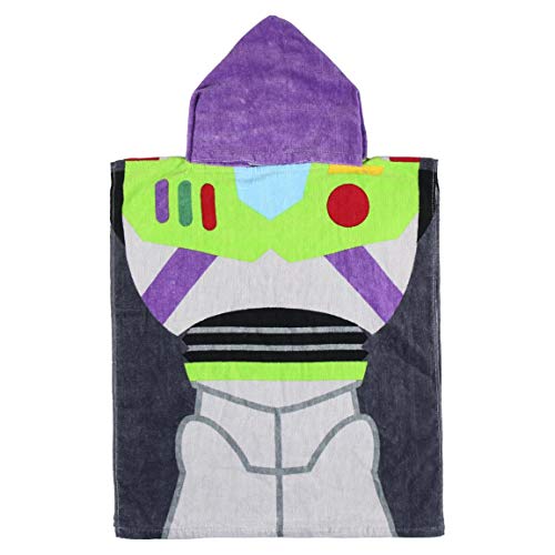 Cerdá - Toalla Poncho Infantil con Capucha de Buzz Lightyear