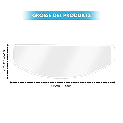 CerisiaAnn Protector de visera para casco de motocicleta, protector universal para casco de motocicleta, antiempañamiento, visera de niebla