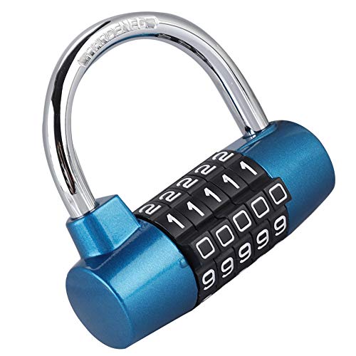 Cerradura de código de Alta Gama para Paquete de Maleta de Puerta(Blue)