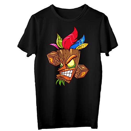 Chameleon Store - Camiseta Spirit Mask, Negro , S