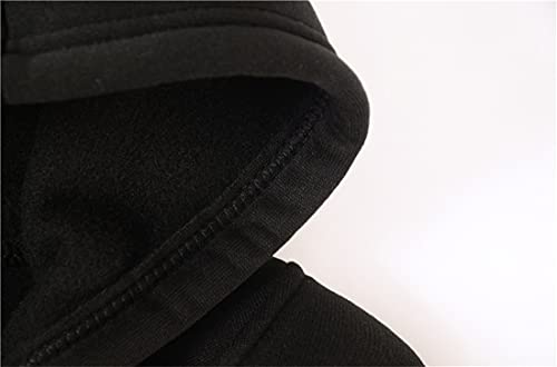 Chaos World Sudadera con Capucha Among us Hombre Manga Larga Hoodie Entre Nosotros(M,Hombrecito Rojo Negro)