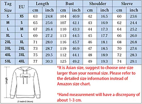 Chaos World Sudaderas con Capucha Hombre 3D Impreso Funny Cartoon Unisex Pullover Hoodie con Bolsillos (3XL,Personas)