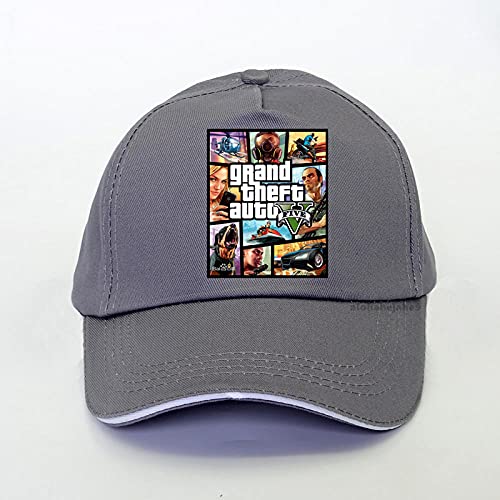 CHENGGI Gorras De Hombre Auto V5 Gorras de béisbol Juego GTA5 Fans Gorra de Hip Hop Moda gta5 Hombres Snapback Hat Summer Trucker Hat