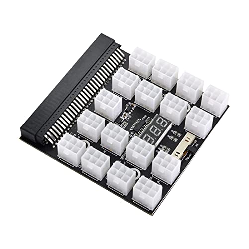 Chenyang CY Server PSU - Adaptador de fuente de alimentación (1200 W, con 17 puertos ATX de 6 pines para DPS-800 GB, 1200 FB y 1200QB)