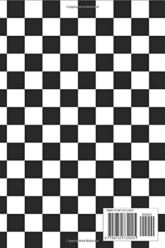 Chess: "Move in silence, only speak when it's time to say CHECKMATE"/ blank notebook/ 120 page/ (6*9) inches