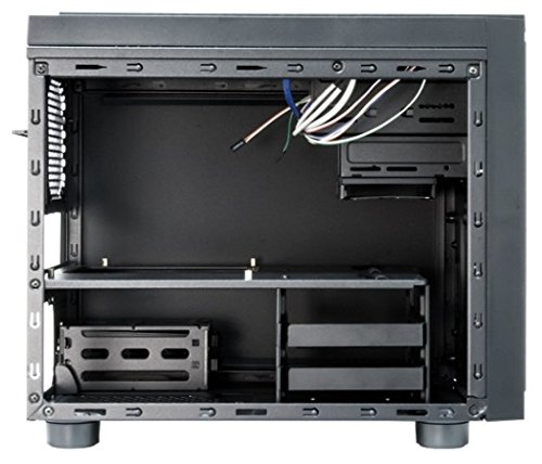Chieftec CI-01B-OP carcasa de ordenador Cubo Negro - Caja de ordenador (Cubo, PC, SECC, Negro, Micro ATX, 15 cm)