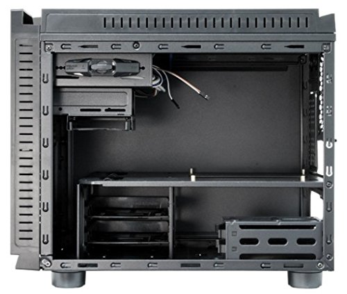 Chieftec CI-01B-OP carcasa de ordenador Cubo Negro - Caja de ordenador (Cubo, PC, SECC, Negro, Micro ATX, 15 cm)