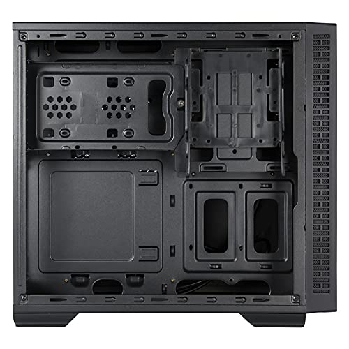 Chieftec UK-02B-OP Cubo Negro - Caja de Ordenador (Cubo, PC, SPCC, Negro, ATX,Micro ATX,Mini-ITX, 11 cm)