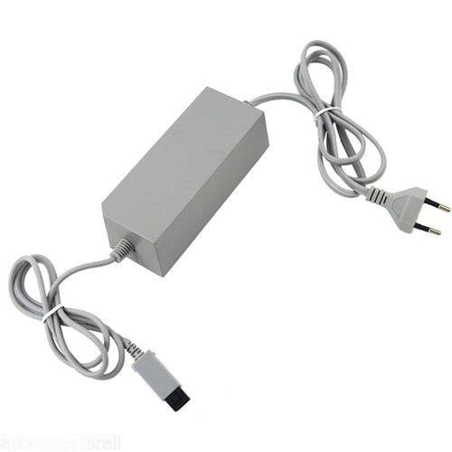 CHILDMORY Adaptador de alimentación de CA Cable enchufe Cabl Alimentacion de la UE para consola Wii