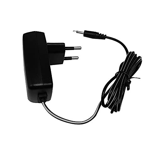 CHILDMORY Adaptador de fuente de alimentación de CA Cable de enchufe de cargador de pared para consola Atari 2600 Negro