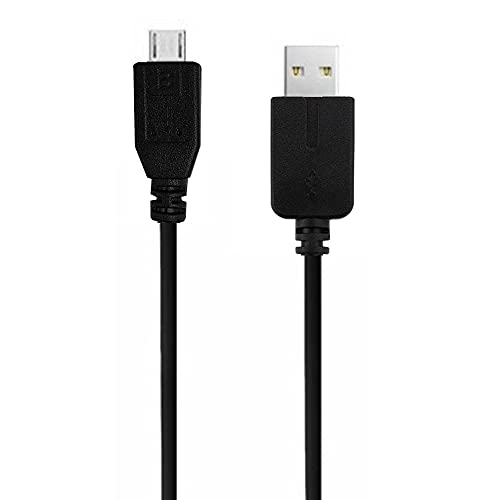 CHILDMORY Cable cargador USB de 1,2 m, cable de carga de transferencia de datos para consola PSVita 2000, color negro