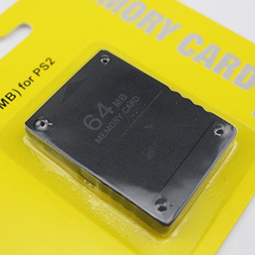 CHILDMORY Negro 64MB 64M Módulo de tarjeta de memoria para Sony PlayStation 2 PS2