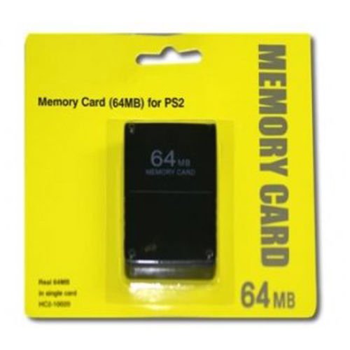 CHILDMORY Negro 64MB 64M Módulo de tarjeta de memoria para Sony PlayStation 2 PS2