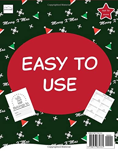 Christmas Password Keeper with Red-Green Hats Ice Dark Green Background: This cute password keeper will help you, your kids and your family to ... applications put them in just one place.