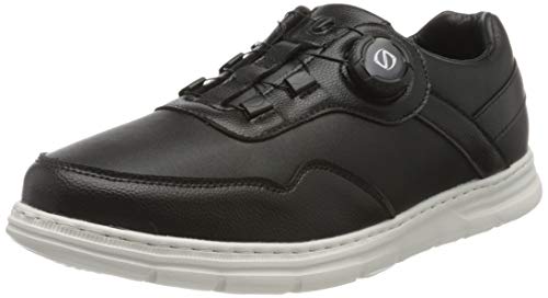 chung shi Duxfree BRISBANE Zapatos bajos con cordones para Hombre, Negro, 47 EU
