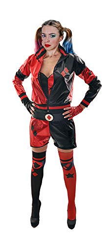 Ciao 11750.M Disfraz de Harley Quinn para niña Genuino DC Comics (talla M)